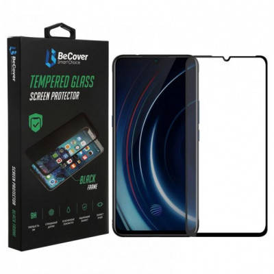 

Стекло защитное BeCover Vivo Y15s / Y15a Black (707250), Черный