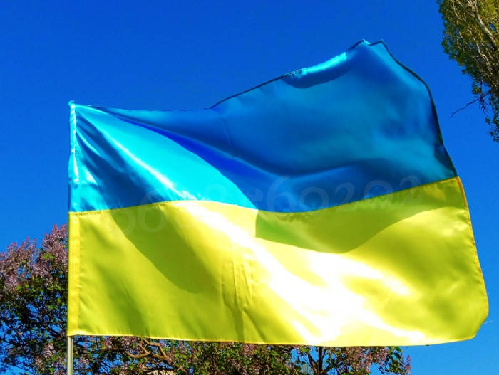 

Атласный флаг Украины 90*140 см