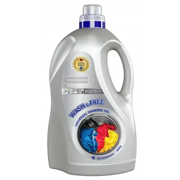 

Гель для стирки WASH & FREE универсальный 5000 г