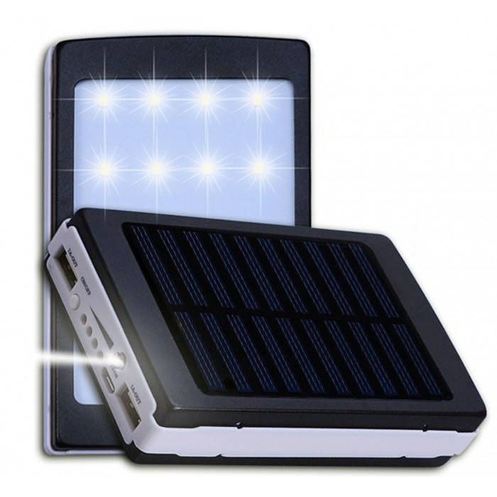 

PowerBank Solar 20000 mAh LED зарядка повер банк с солнечной батареей Power Bank