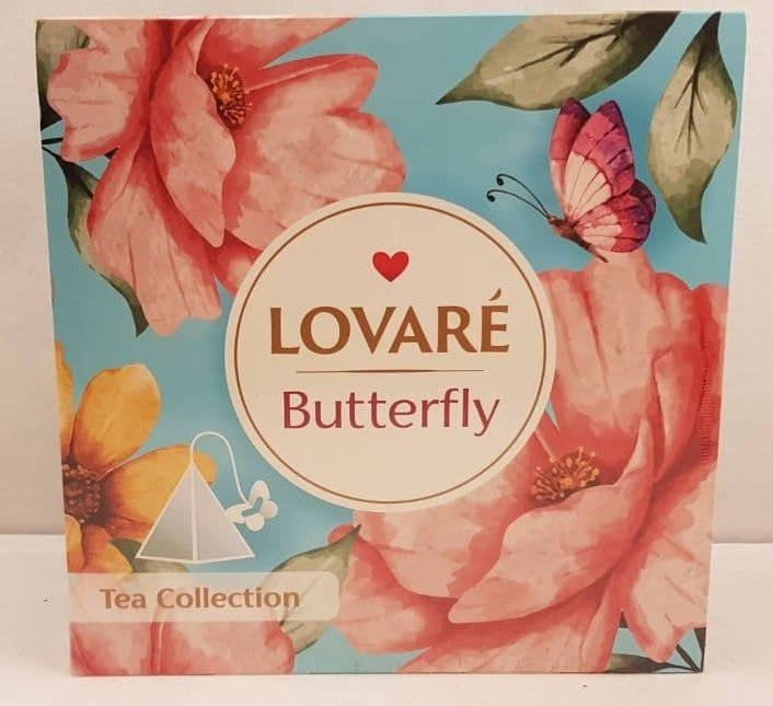 

Коллекция чая в пирамидках Ловаре Lovare Butterfly 9 видов по 5 шт