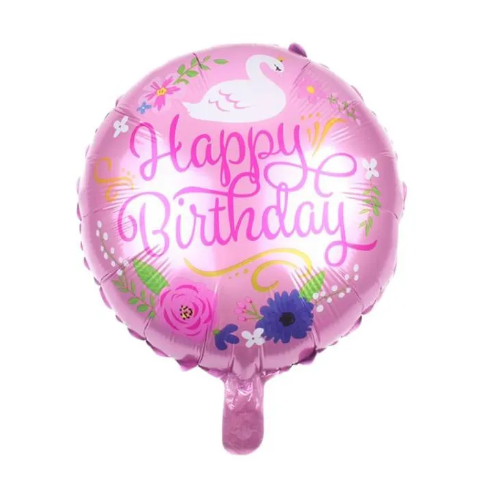 

Фольгированный шарик КНР 18" (45 см) Круг Лебедь, Разные цвета