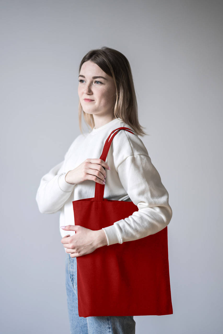 

Эко-сумка Грета Красная, Красный