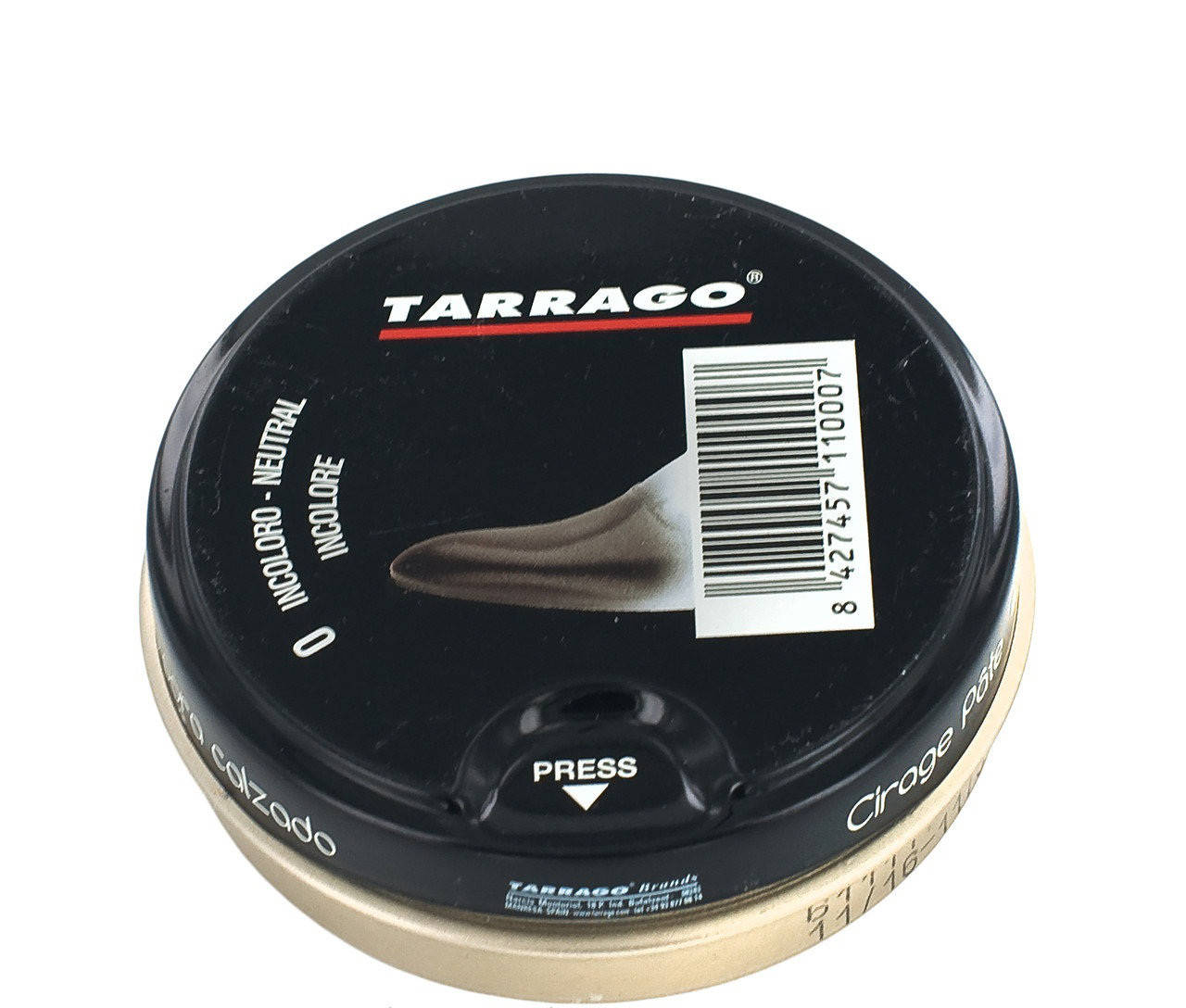 

Крем-паста для обуви Tarrago Shoe Polish, 50 мл, цв. бесцветный (00)