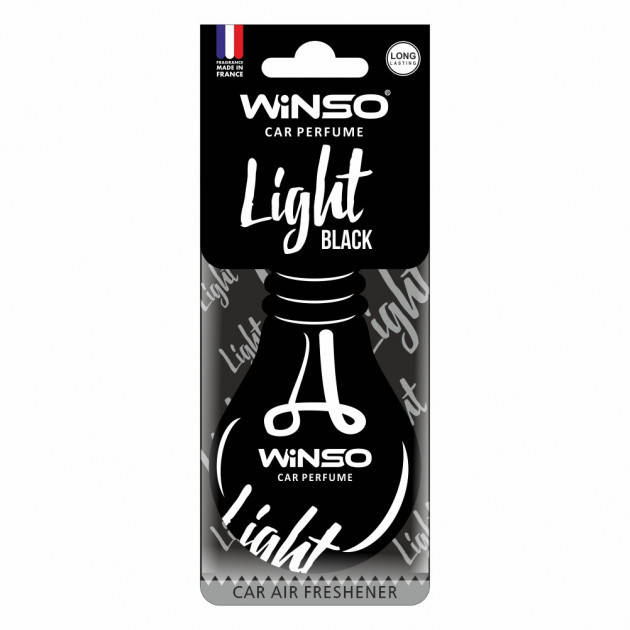 

Ароматизатор Light card Black Winso (532990)
