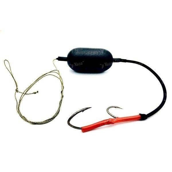 

Оснастка для ловли сома с поплавком крючки 1/0 и 3/0 "Оригинал"