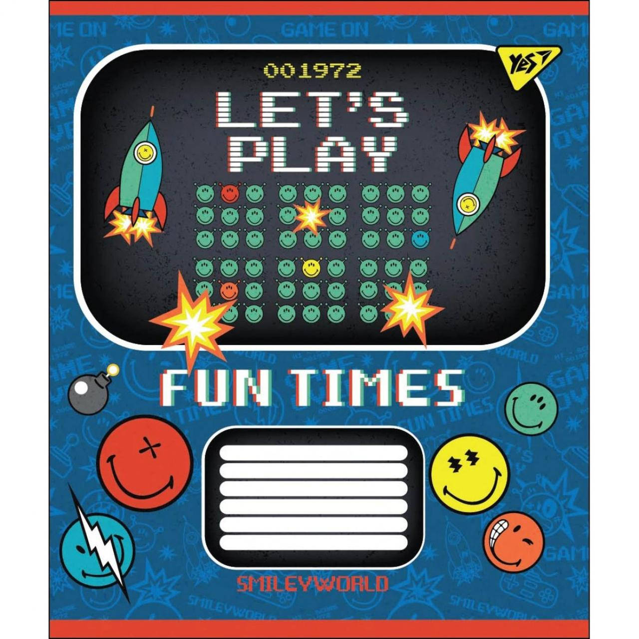 

Зошит 12арк. лін. YES Smiley Fun Times 764502