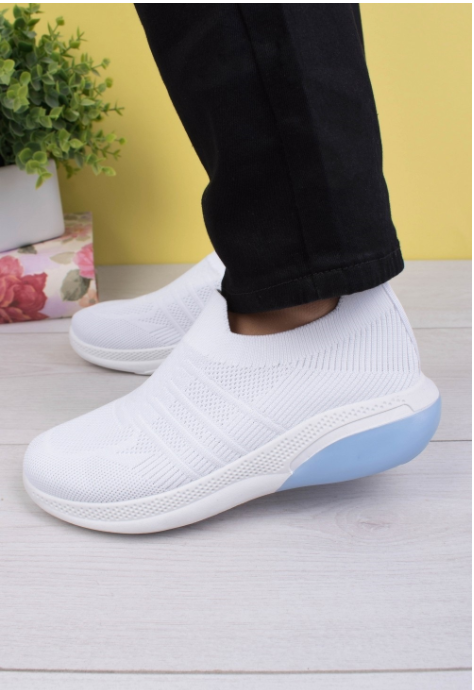 

РАСПРОДАЖА! Кроссовки текстиль белые 40р, Белый