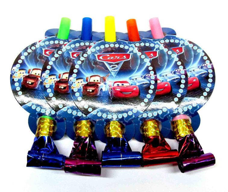 

Набор "Язычки - гудки карнавальные" (5 шт./уп.) Тачки, Синий