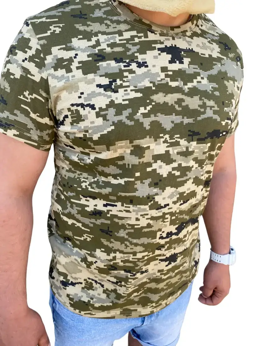 

Тактическая футболка мужская, летняя военная футболка