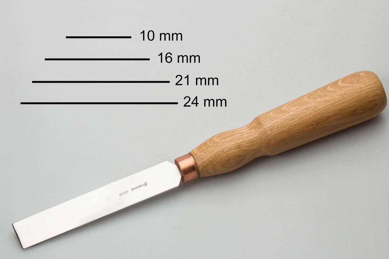 

Стамески прямые плоские для резьбы по дереву BeaverCraft G1