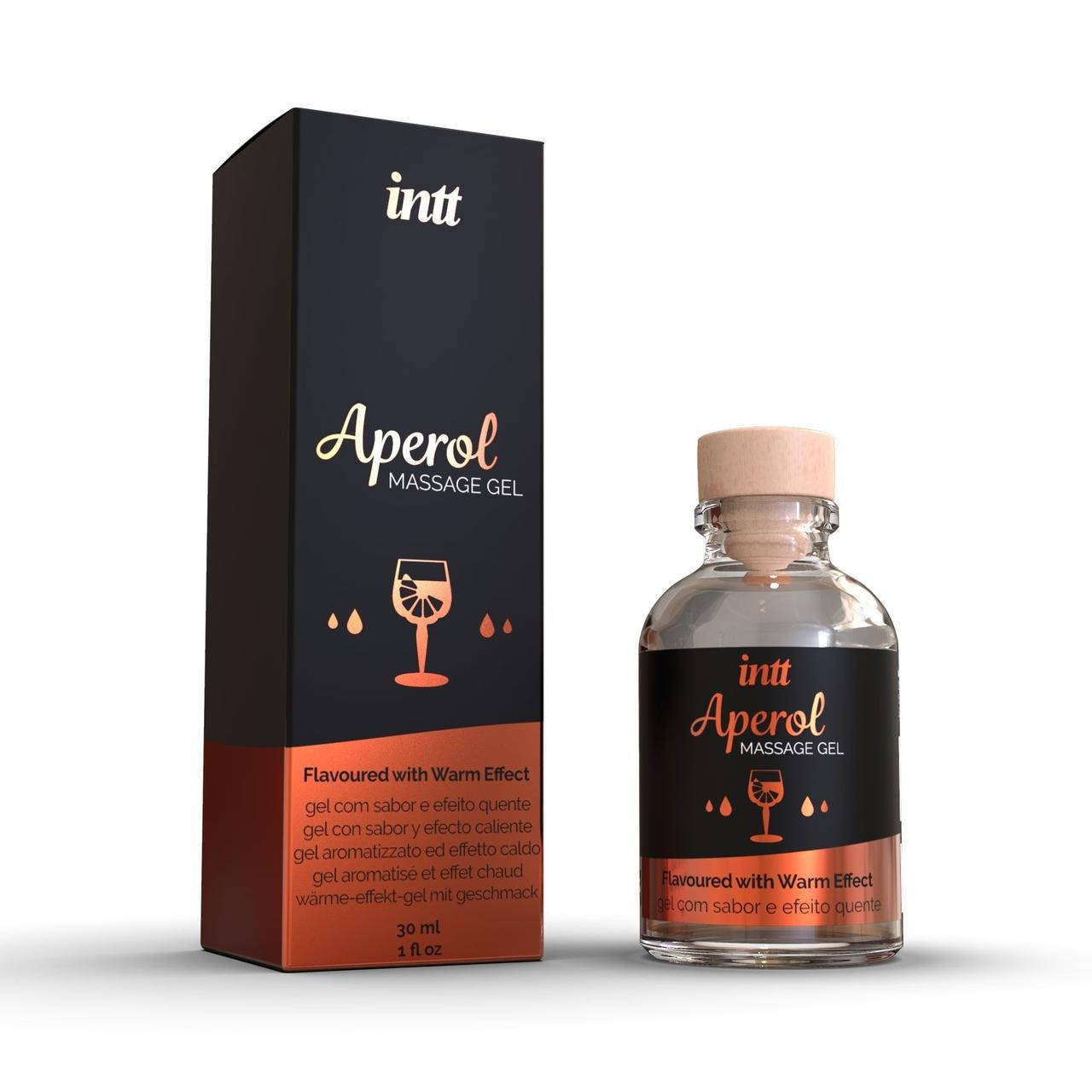 

Массажный гель для интимных зон Intt Aperol (30 мл) разогревающий - CherryLove