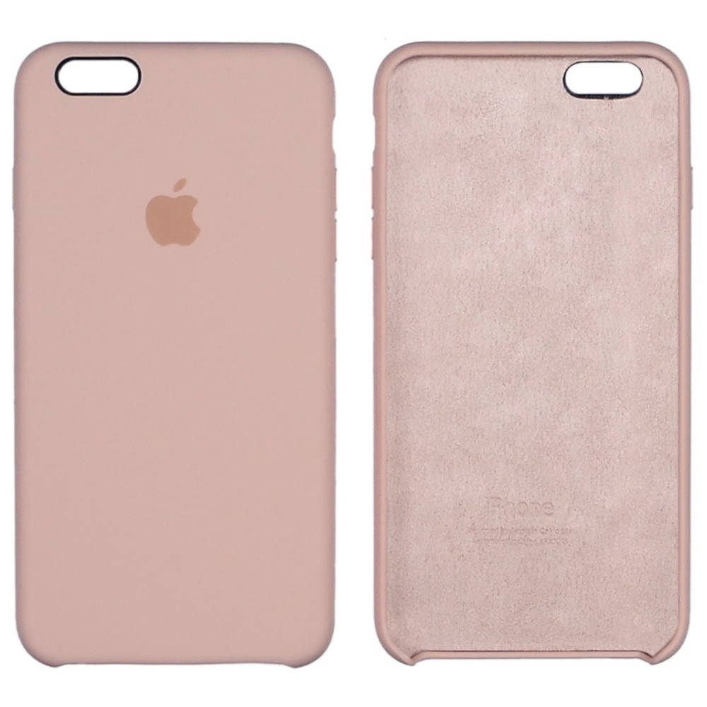 

Чехол Silicone Case для Apple iPhone 6 Plus/ 6s Plus Pink sand, Песочный