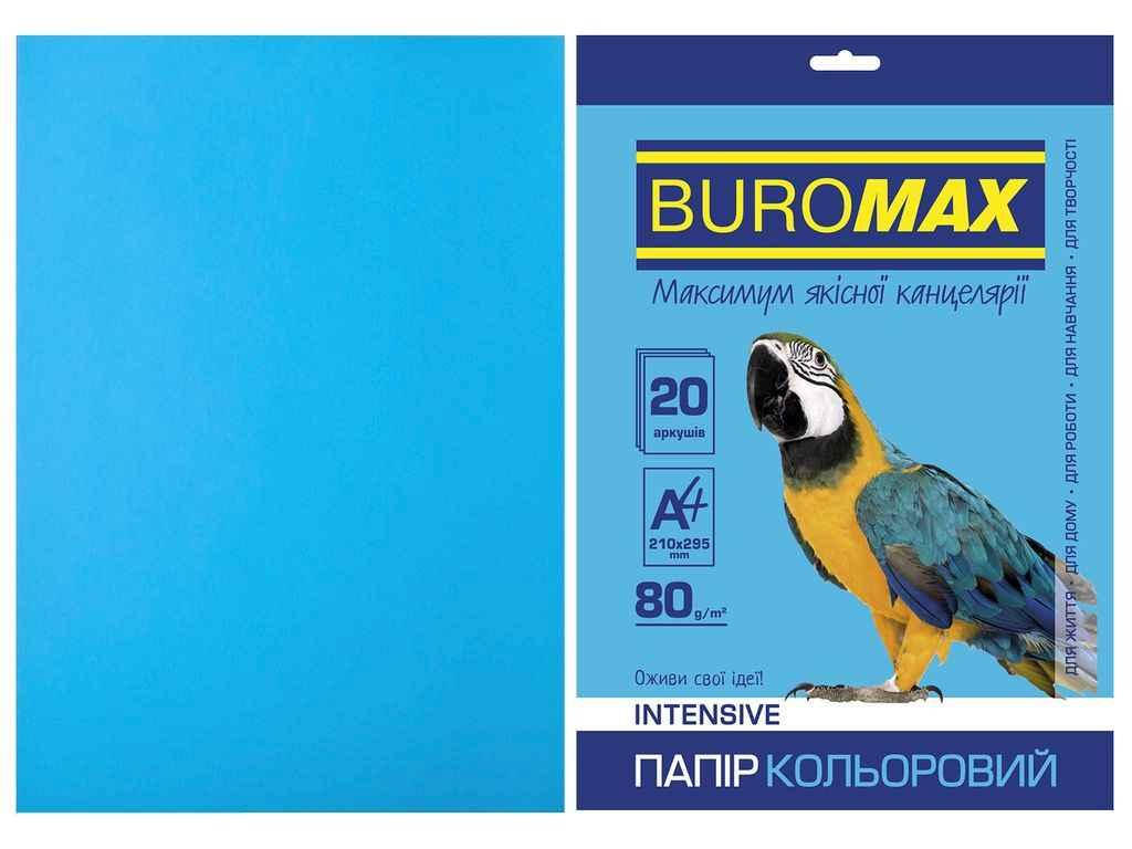 

Папір кольоровий А4, INTENSIV, св.-синій, 20л. BM.2721320-30 ТМBUROMAX, Синий