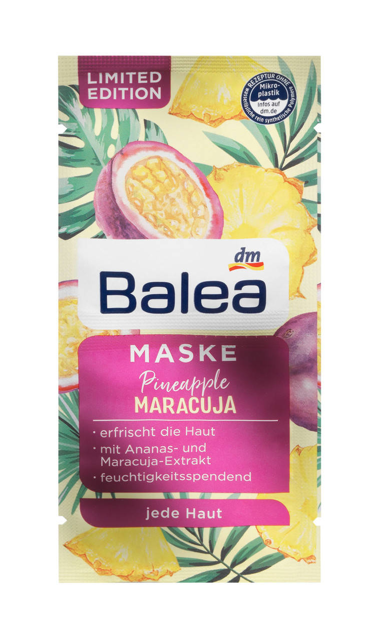 

Маска для лица Balea Ананас-Маракуйа (2 шт по 8 мл)