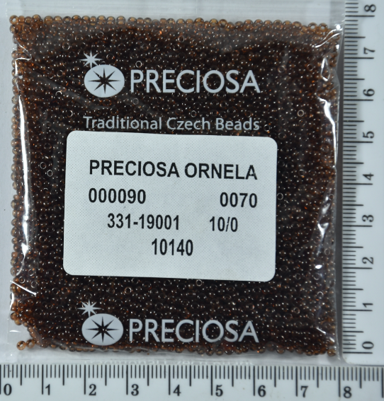 

Бисер PRECIOSA №10/0 прозрачн №10140 пакет 50 грамм уп=1пакет