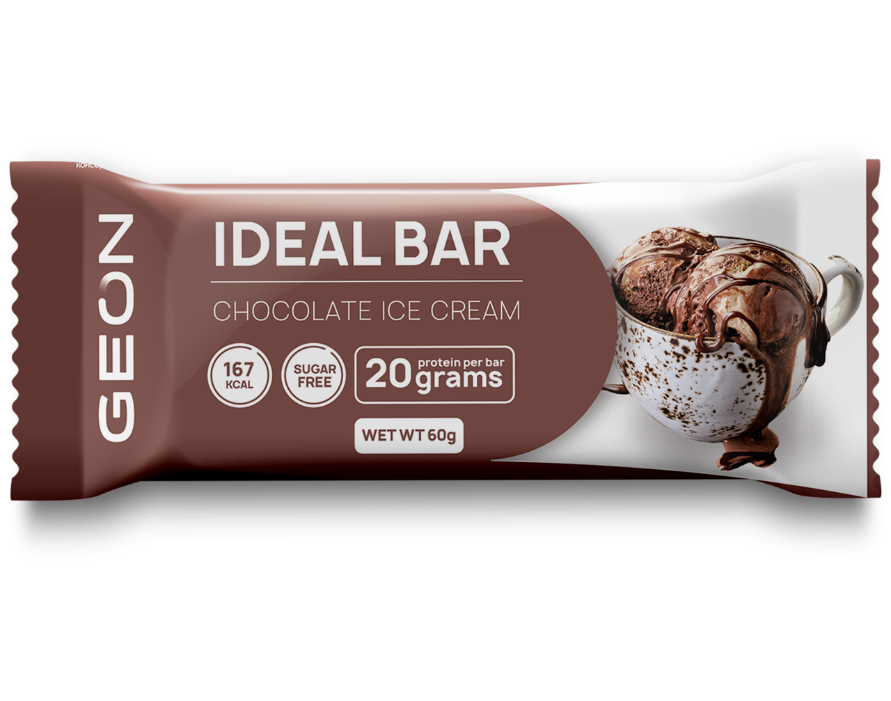 

Протеиновый батончик GEON IDEAL BAR Шоколадное Мороженое (60 грамм)