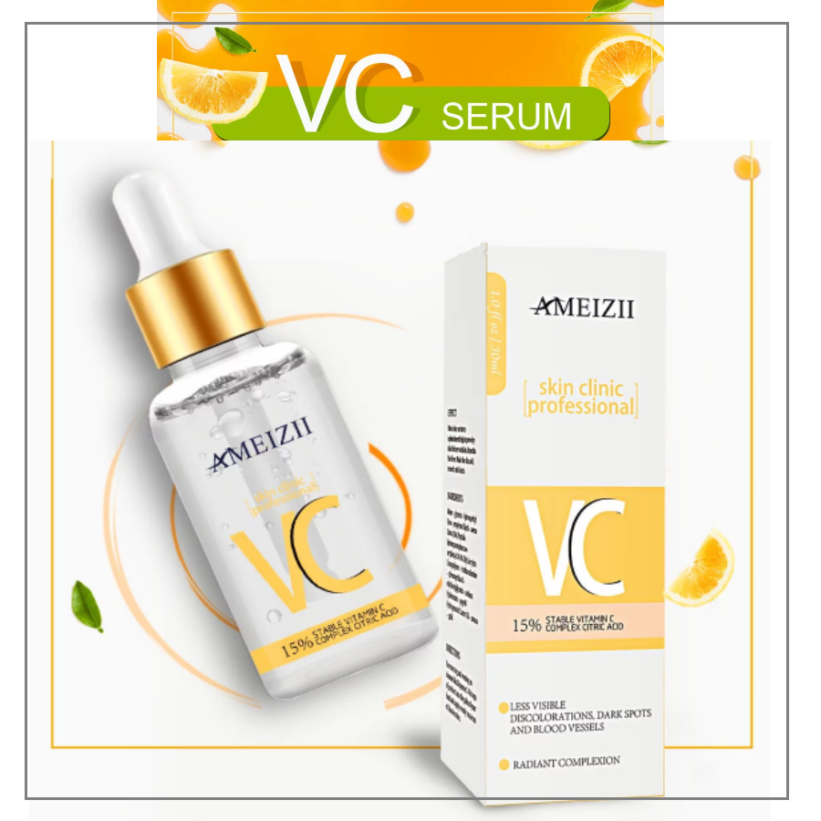 

Отбеливающая сыворотка с витамином С для лица AMEIZII, 30 ml