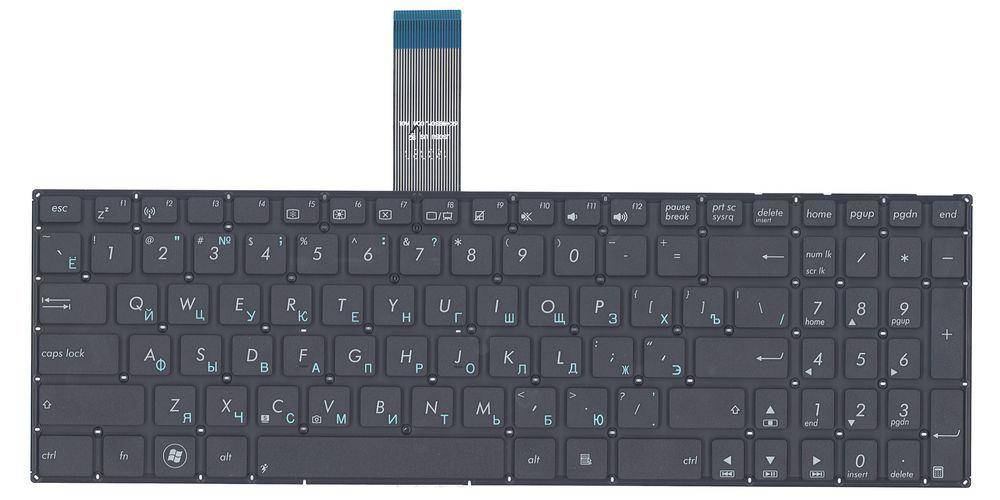 

Клавиатура для ноутбука Asus X550C X550L X550V X551C X551M X552M черная, Черный