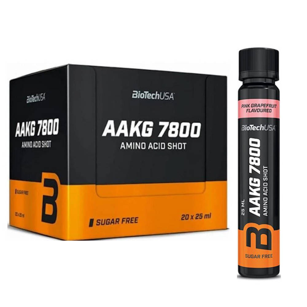 

Аминокислота Л-аргинин жидкий BioTech AAKG 7800 20 x 25 мл Топ продаж