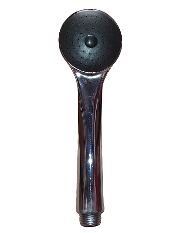 

Лейка душевая простая чёрная.