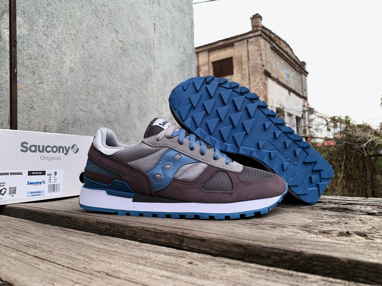 

Мужские кроссовки Saucony Shadow Original 2108-791s Оригинал, Серый