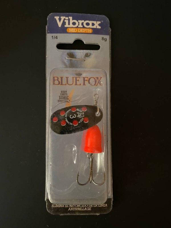 

Блесна вертушка Blue Fox Vibrax Fluorescent #3 8g 1\4 Цвет-22