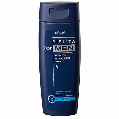 

"Bielita for men" Шампунь для чоловіків для всіх типів волосся 250 мл