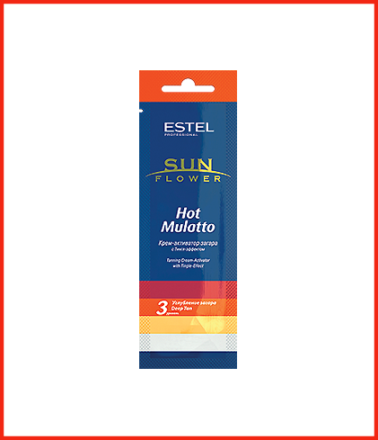 

Крем-активатор загара в солярии Estel Sun Flower Hot Mulatto 15 мл
