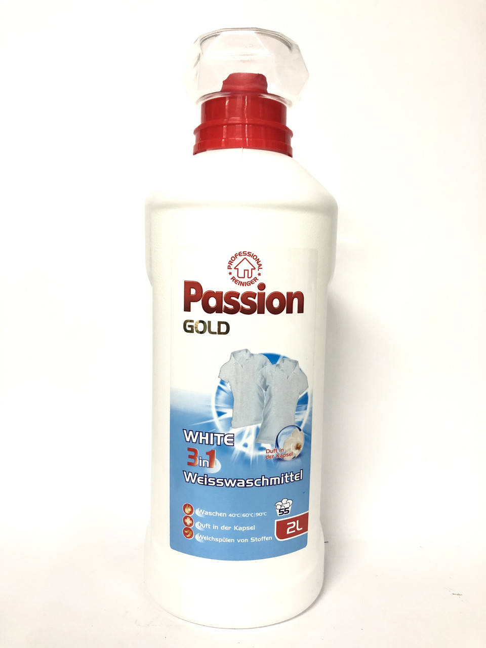 

Гель для стирки белых вещей Passion Gold White 3in1 2л 55ст.