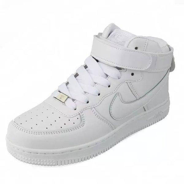 

Высокие белые кроссовки Nike Air Force 35-46р 39, 39, Белый
