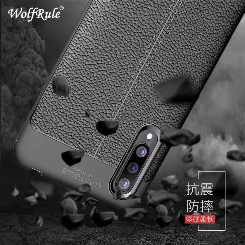 

Кожаный противоударный чехол бампер для Xiaomi Mi9 Lite / mi9 lite, Синий