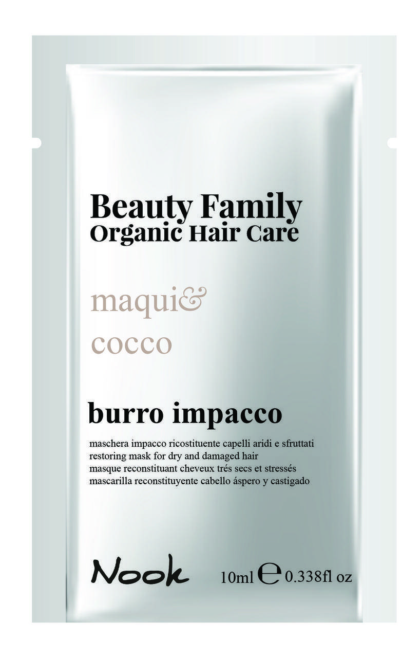 

Маска восстанавливающая Nook BEAUTY FAMILY ORG для сухих и поврежденных волос 10мл