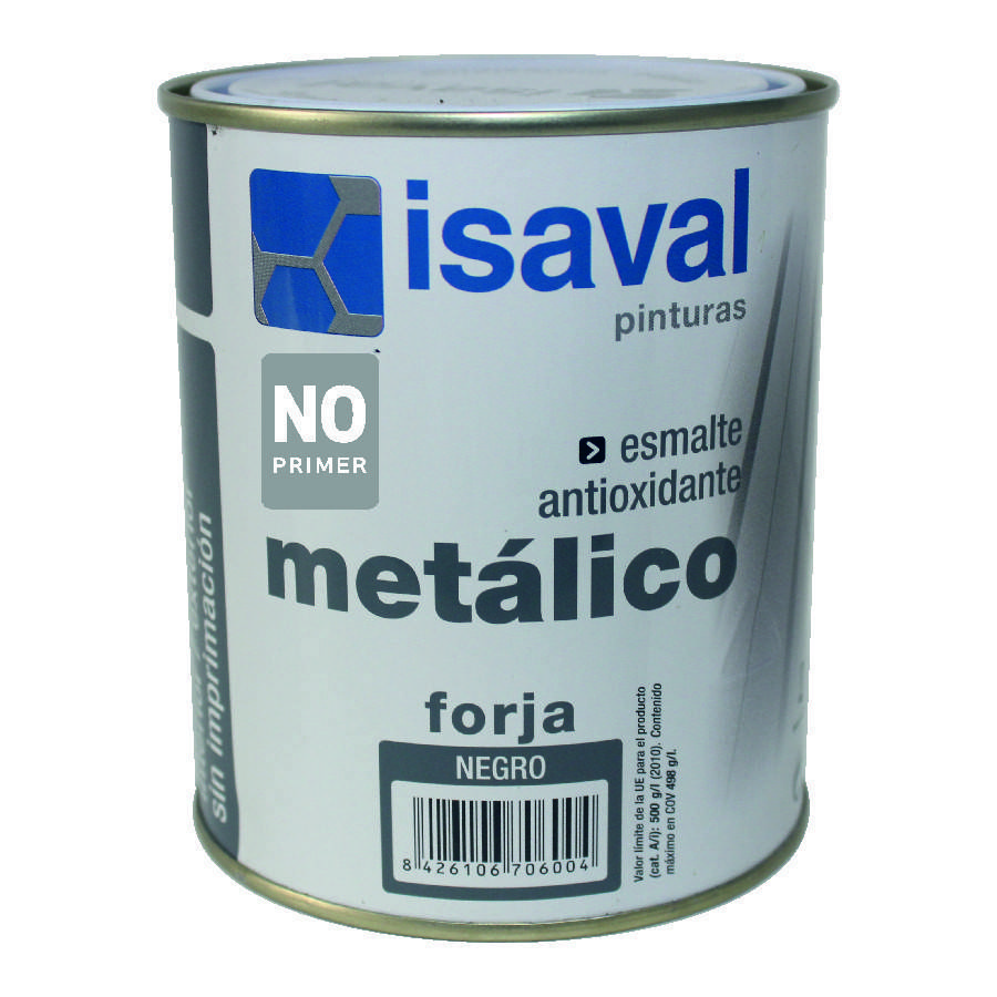 

Противокоррозионная эмаль с эффектом ковки, цвет графитовый - Форха 0,75л=7м2