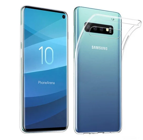 

Силиконовый чехол для Samsung Galaxy S10, Прозрачный