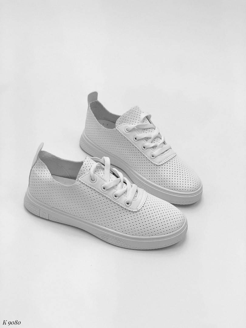 

Мокасины белые 9080 (ДБ)