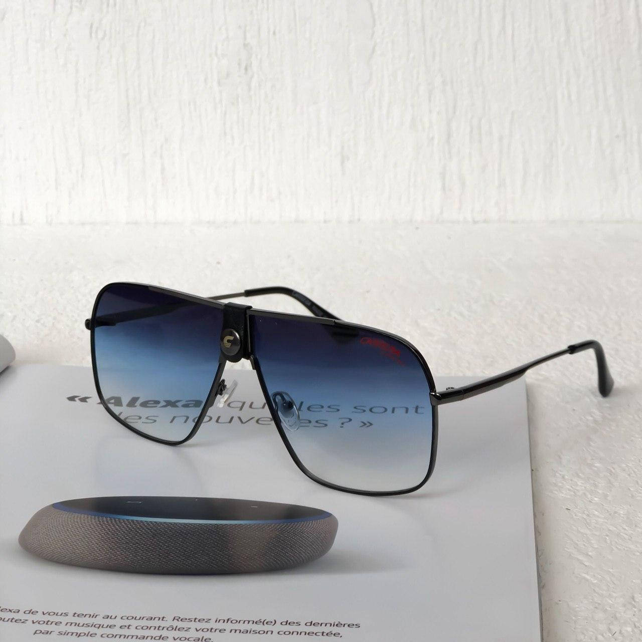 

Мужские солнцезащитные очки маска Carrera (1810) grey, Серый
