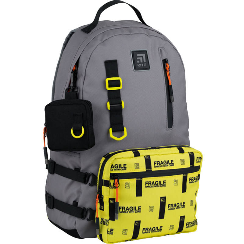 

Рюкзак Kite Education teens K22-949L-1 + бафф, Светло-серый