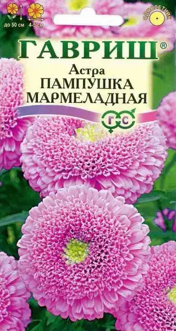 

Астра Пампушка Мармеладная, 0.3г, Розовый