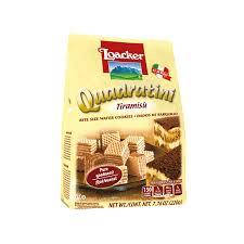 

Loacker Quadratini Tiramisu 220G