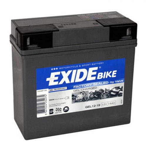 

EXIDE GEL12-19 Мото аккумулятор BMW 19 А/ч, 170 А, (-/+), 185х80х170 мм