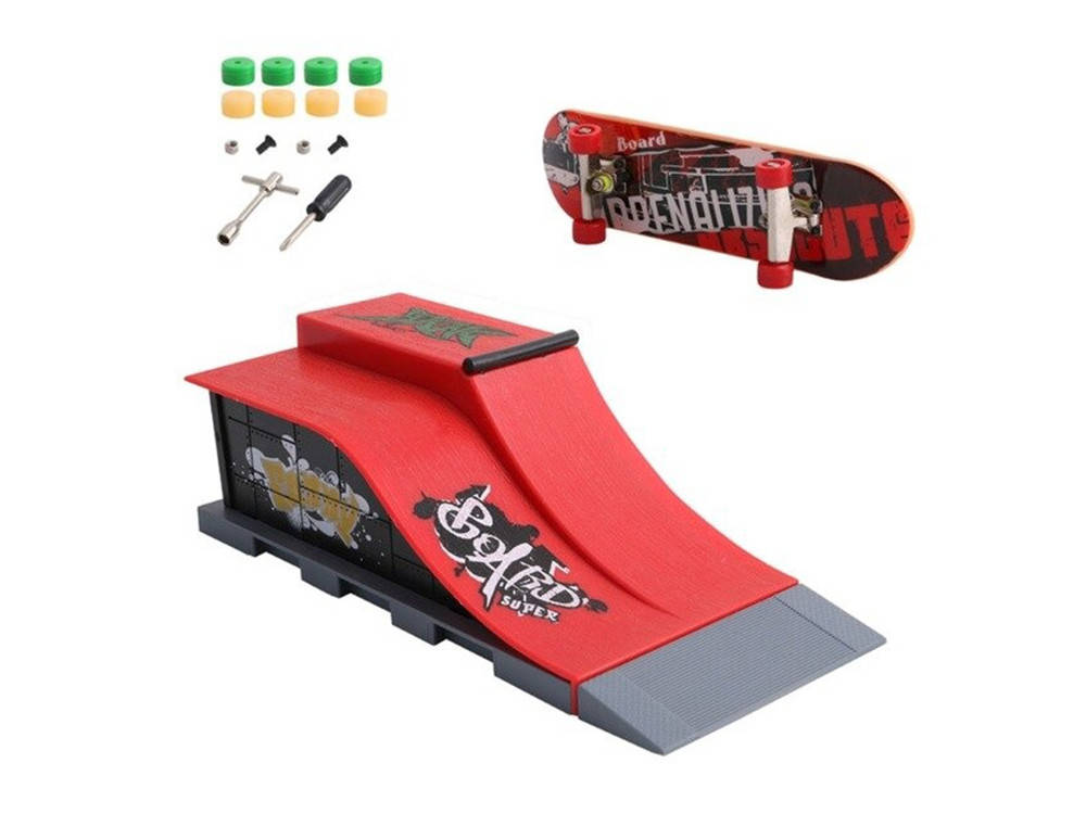 

Мини трамплин и фингерборд Tech Deck Красный