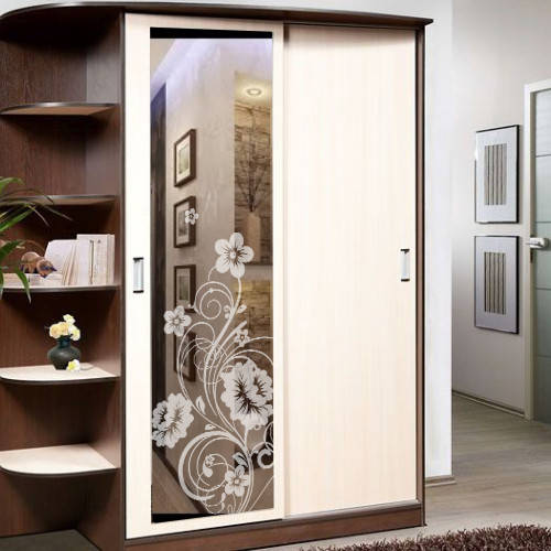 

Матовая полупрозрачная пленка на зеркало шкафа купе Цвет 04 (виниловая на стекло и зеркало) матовая, Серый