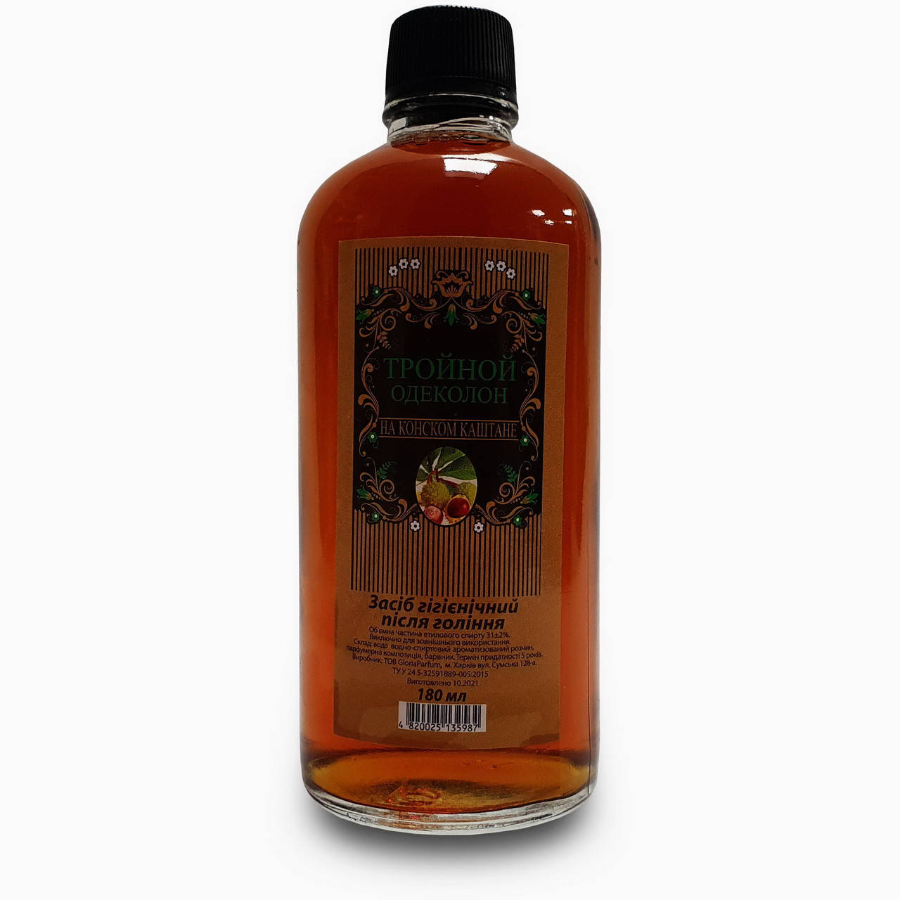 

Одеколон Тройной на конском каштане 180 мл, 31% (20)