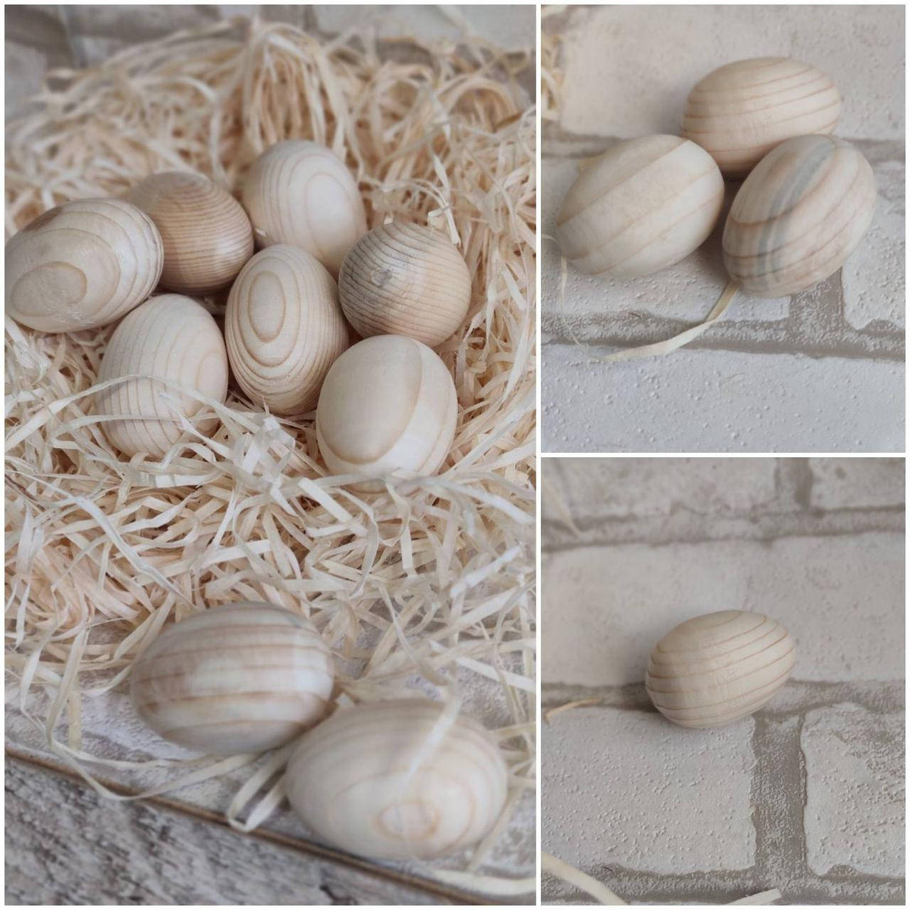 

Яйцо из дерева - заготовка для творчества, h-4-4,5см