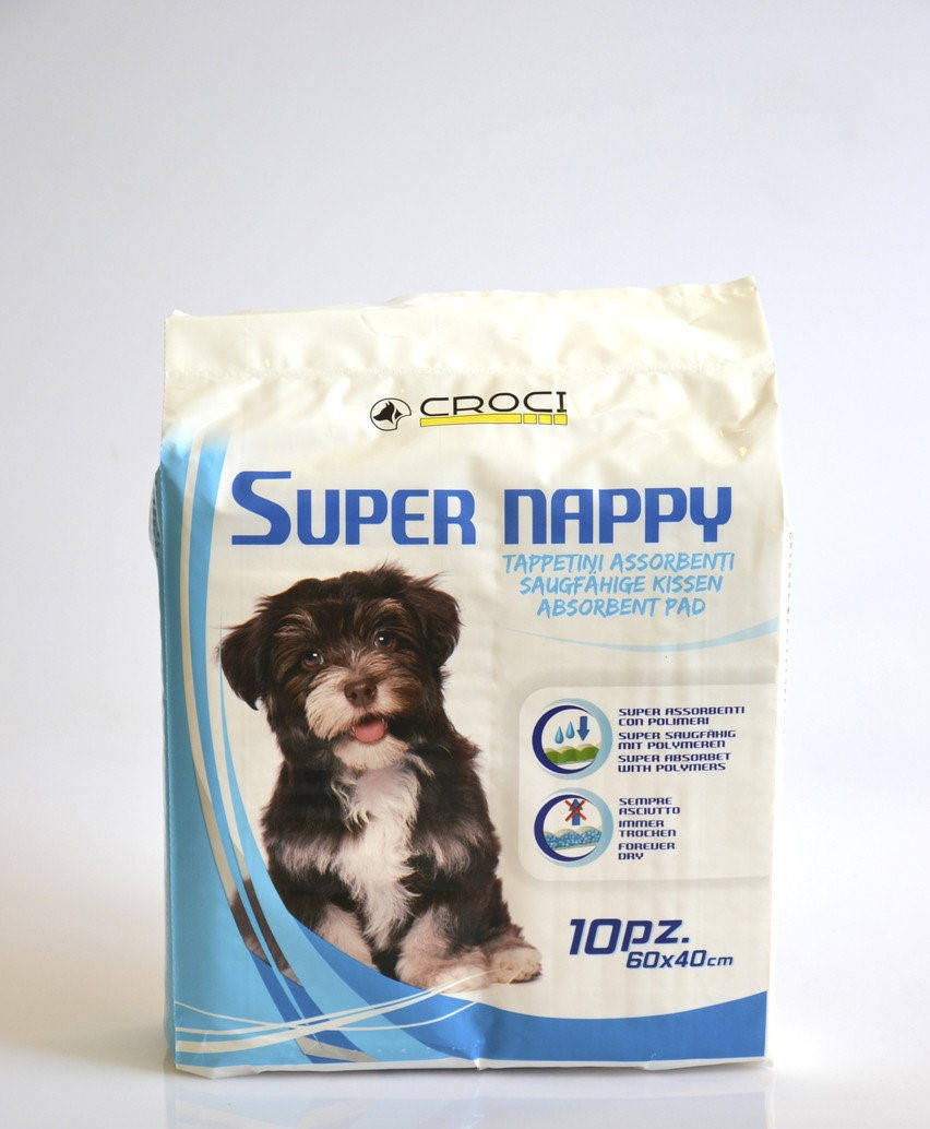 

Пеленки для собак Croci "CaniAmici Super Nappy" 60х60см. 10 шт.