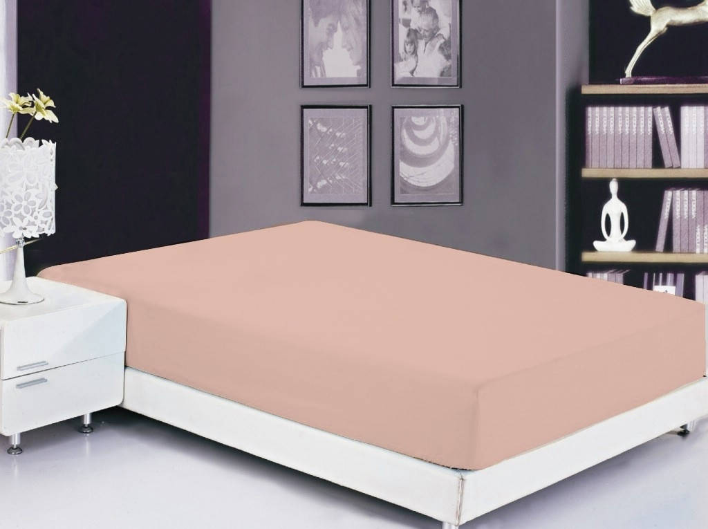 

ТМ TAG Простынь на резинке (180х200х20) Pale Blush