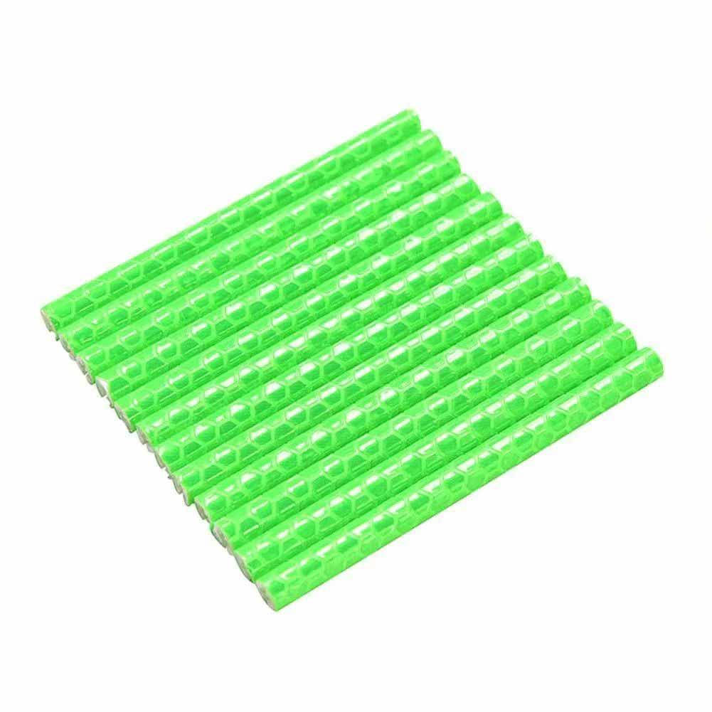 

Отражатели на спицы велосипеда FGT-001GRN, 12 шт. зелений (FGT-001GRN)