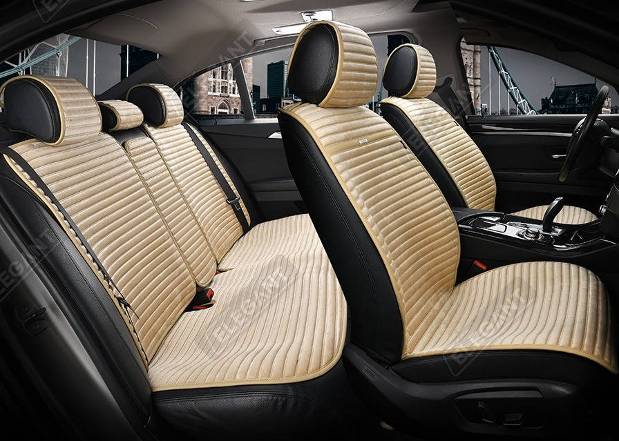 

Накидки на сиденья алькантара Полный Комплект Бежевые Elegant 700 114 ПОЛЬША