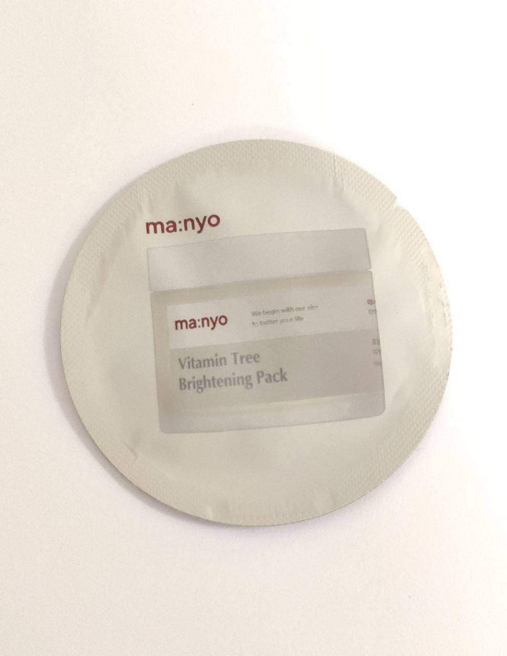 

Ночная осветляющая маска с облепихой Manyo Vitamin Tree Brightening Pack - Пробник